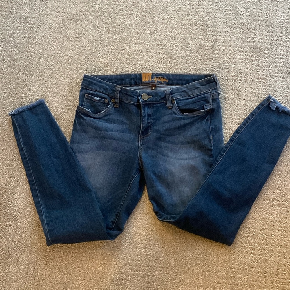 Kut jeans mid rise skinny jeans size 8